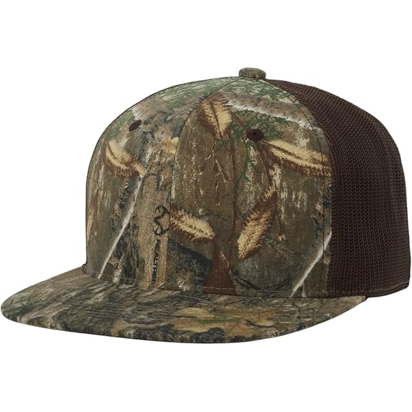 Amazon.com: Realtree Camo Flat Bill Hunting Camouflage Trucker Cap